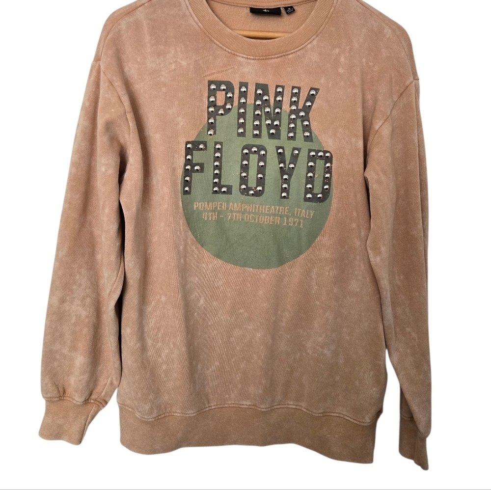 Pink Floyd Graphic Sweater - Tan Size Medium